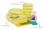 Kit Antiderrames Móvil 30 Galones con Contenedor de Plástico - Líquidos Agresivos HazMat - Imagen 2