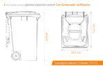 Kit Antiderrames Móvil 50 Galones con Contenedor de Plástico - Líquidos Agresivos HazMat - Imagen 5
