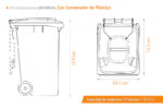 Kit Antiderrames Móvil 50 Galones con Contenedor de Plástico - Universal - Imagen 5