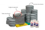 Kit Antiderrames Large 174 Galones Contenedor de Plástico - Universal - Imagen 2